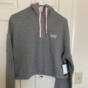 Vans - Crop Hoodie Grey